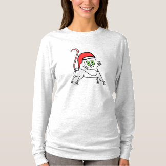 T-shirt chat de noël