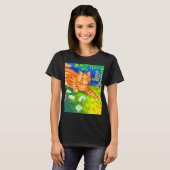 T-shirt Chat de nuit (Devant entier)