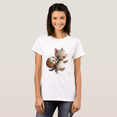 T-shirt chat de Pâques (Devant entier)