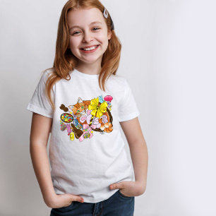 T-shirt Chat de Pâques Orange