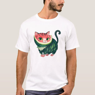 T-shirt Chat de pastèque