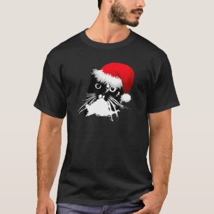 T-shirt Chat de Père Noël