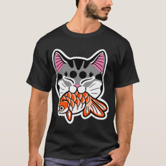T-shirt Chat de poisson