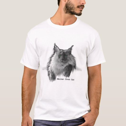 T-shirt Chat de ragondin du Maine (Devant)