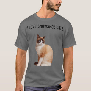 T-shirt Chat de raquettes et I Love Chats de raquettes