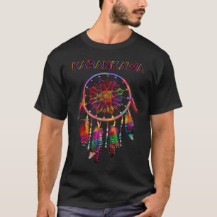 T-shirt Chat de rêve coloré Karankawa amérindien
