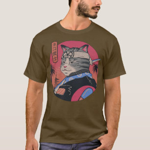 T-shirt Chat de Samurai