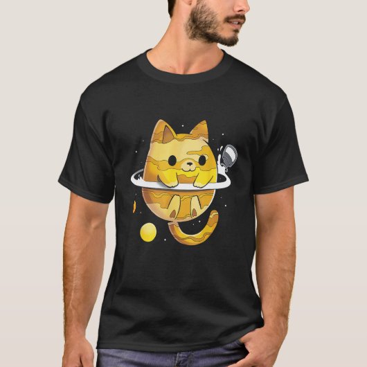 T-shirt Chat de Saturne (Devant)