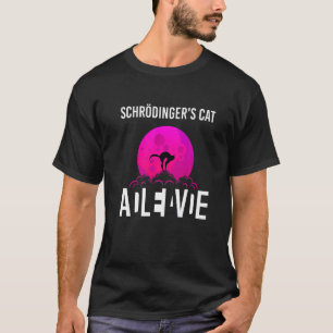 T-shirt Chat de Schrödinger dans une boîte mort et vivant
