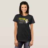 T-shirt Chat de science drôle de chimie de cation nerd ens (Devant entier)