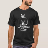 T-shirt Chat de Siamese (Devant)