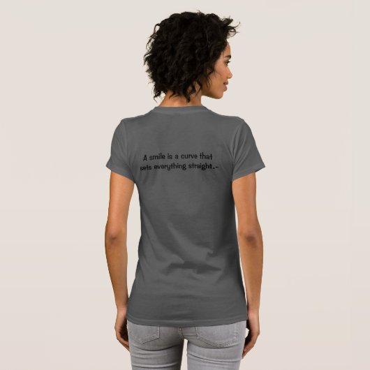 T-shirt Chat de Smirky (Dos entier)