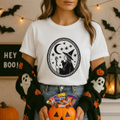 T-shirt Chat de sorcière Cauldron Cadeau Halloween