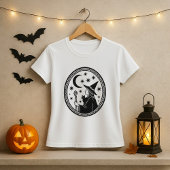 T-shirt Chat de sorcière Cauldron Cadeau Halloween