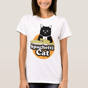 T-shirt Chat de spaghetti