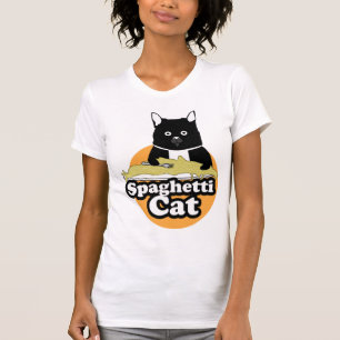 T-shirt Chat de spaghetti