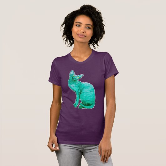 T-shirt Chat de Sphynx (Devant entier)