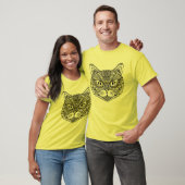 T-shirt Chat de style (Unisexe)