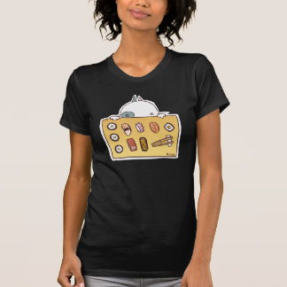 T-shirt Chat de sushi
