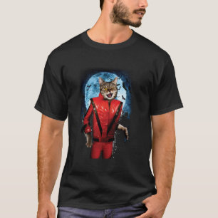 T-shirt Chat de thriller Halloween