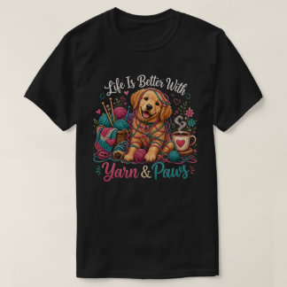 T-shirt Chat de tricotage d'une rangée de plus – Fils et m