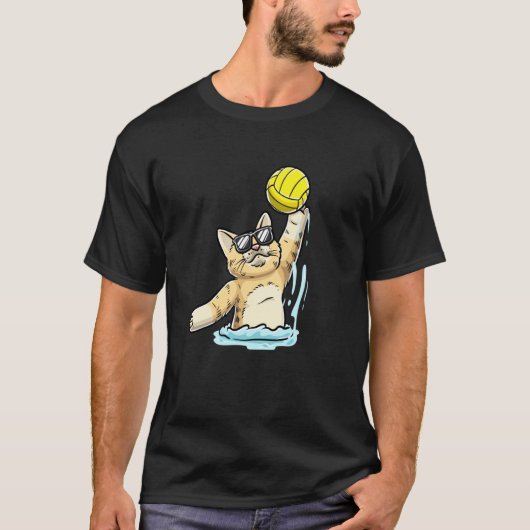 T-shirt Chat de water-polo (Devant)