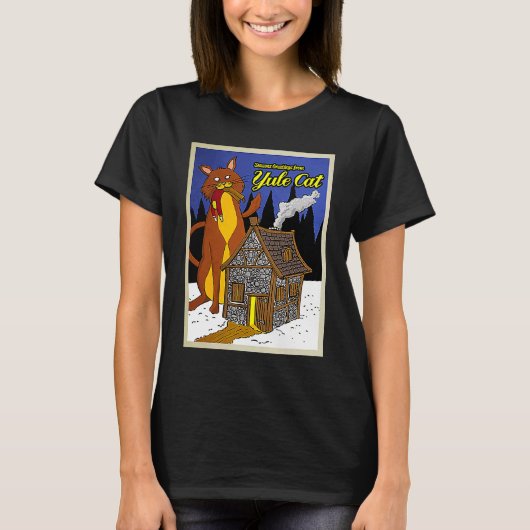 T-shirt Chat de Yule (Devant)