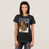 T-shirt Chat de Yule (Devant entier)