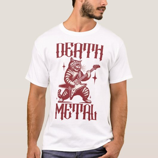 T-shirt Chat Death Metal (Devant)
