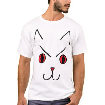 Chat démon en colère