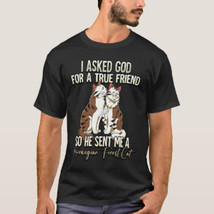 T-shirt Chat des forêts norvégiennes 5