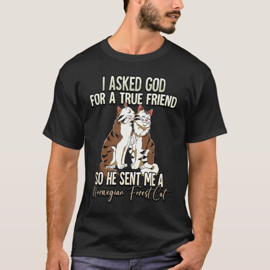 T-shirt Chat des forêts norvégiennes 5 (Devant)