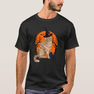 T-shirt Chat des Forêts Norvégiennes Mignon Chapeau de Sor