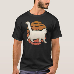 T-shirt Chat des forêts norvégiennes Vintage Rétro Classiq