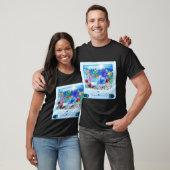T-shirt Chat des marais, chaton à écailles vertes (Unisexe)