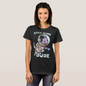 T-shirt Chat d'espace Citation Spaceman Astronaute (Devant entier)
