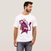 T-shirt Chat d'Halloween (Devant entier)