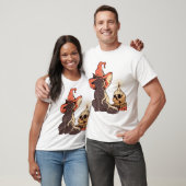 T-shirt chat d'Halloween (Unisexe)