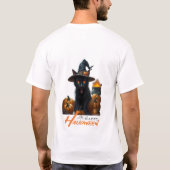 T-shirt Chat d'Halloween  (Dos)