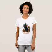 T-shirt Chat d'Halloween (Devant entier)
