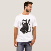 T-shirt Chat d'Halloween (Devant entier)
