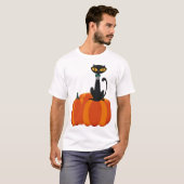 T-shirt Chat d'Halloween (Devant entier)