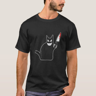 T-shirt Chat d'Halloween Amateur de Chat Chat Noir Costume