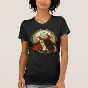 T-shirt Chat d'Halloween, Comte Catula