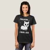 T-shirt Chat d'Halloween effrayant (Devant entier)