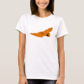 T-shirt Chat d'Halloween orange cool (Devant)