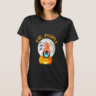 T-shirt Chat d'Halloween pour femmes Ew People
