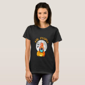 T-shirt Chat d'Halloween pour femmes Ew People (Devant entier)