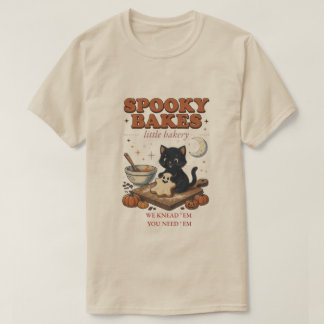 T-Shirt Chat d'Halloween Spooky Bakes