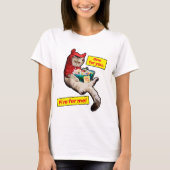 T-shirt Chat diabolique (Devant)